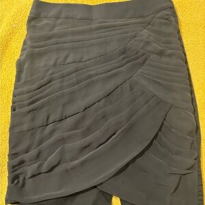 Banana Republic Asymmetrical Dark Green Skirt